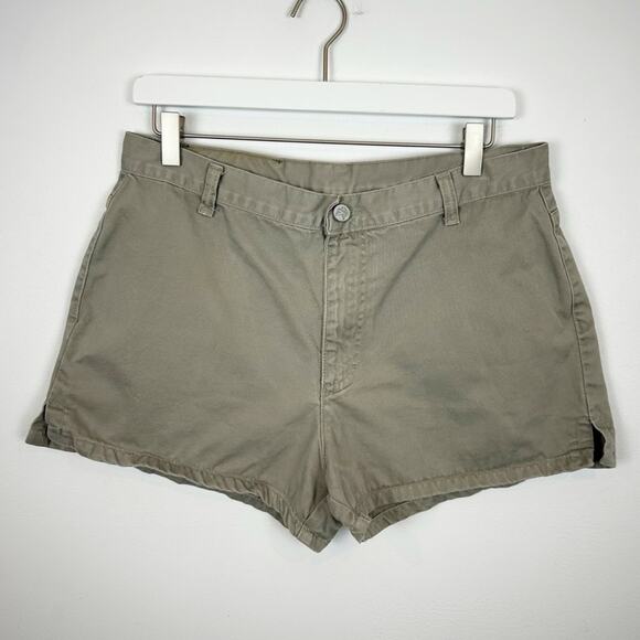 Vintage Calvin Klein CK Grey/Beige Shorts Size 11 - Picture 1 of 5